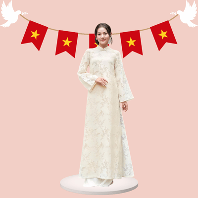 Áo dài gấm